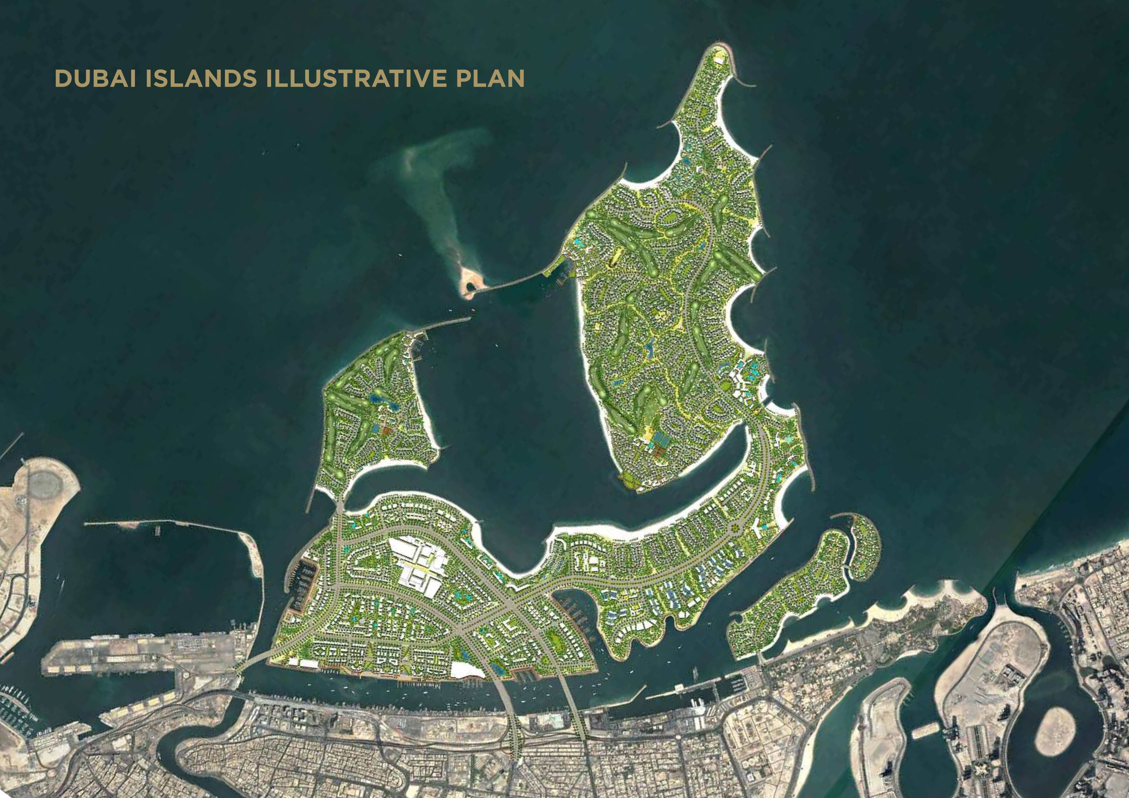 Dubai Islands Illustrative Plan
